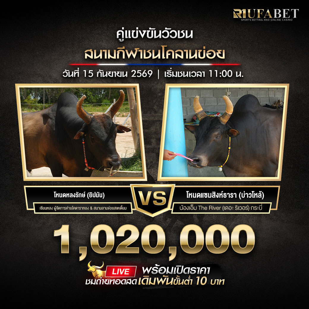 โปรแกรมวัวชนสนามกีฬาชนโคลานข่อย
